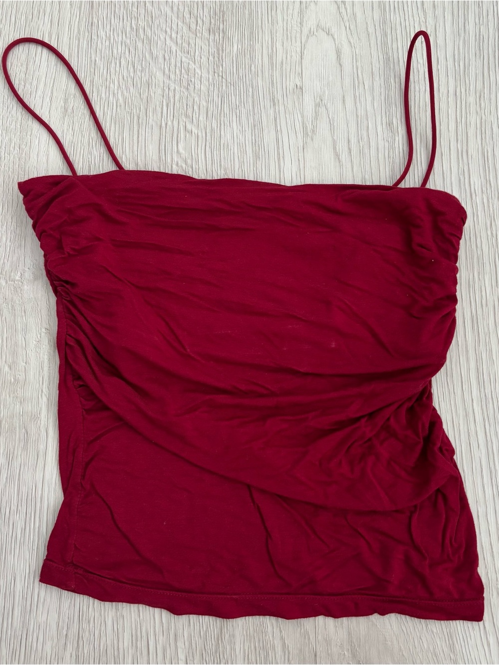 Yesstyle Women's Red and Burgundy tank top